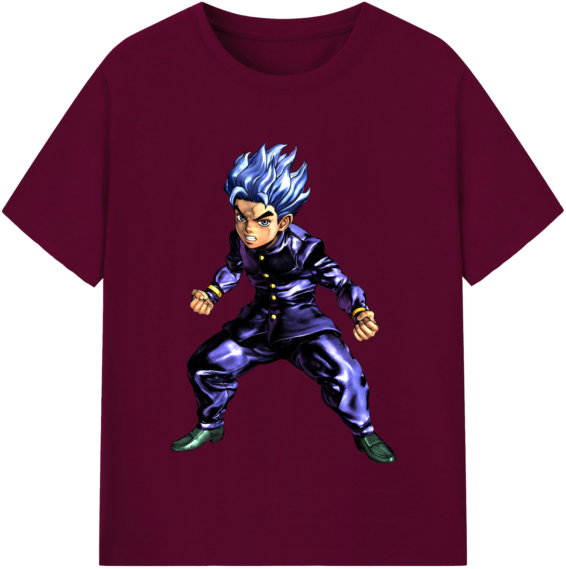 （画像用） ジョジョの奇妙な冒険 広瀨康一 JoJo's Bizarre Adventure Hirose Koichi レディースカジュアルプリントTシャツ（綿100％）